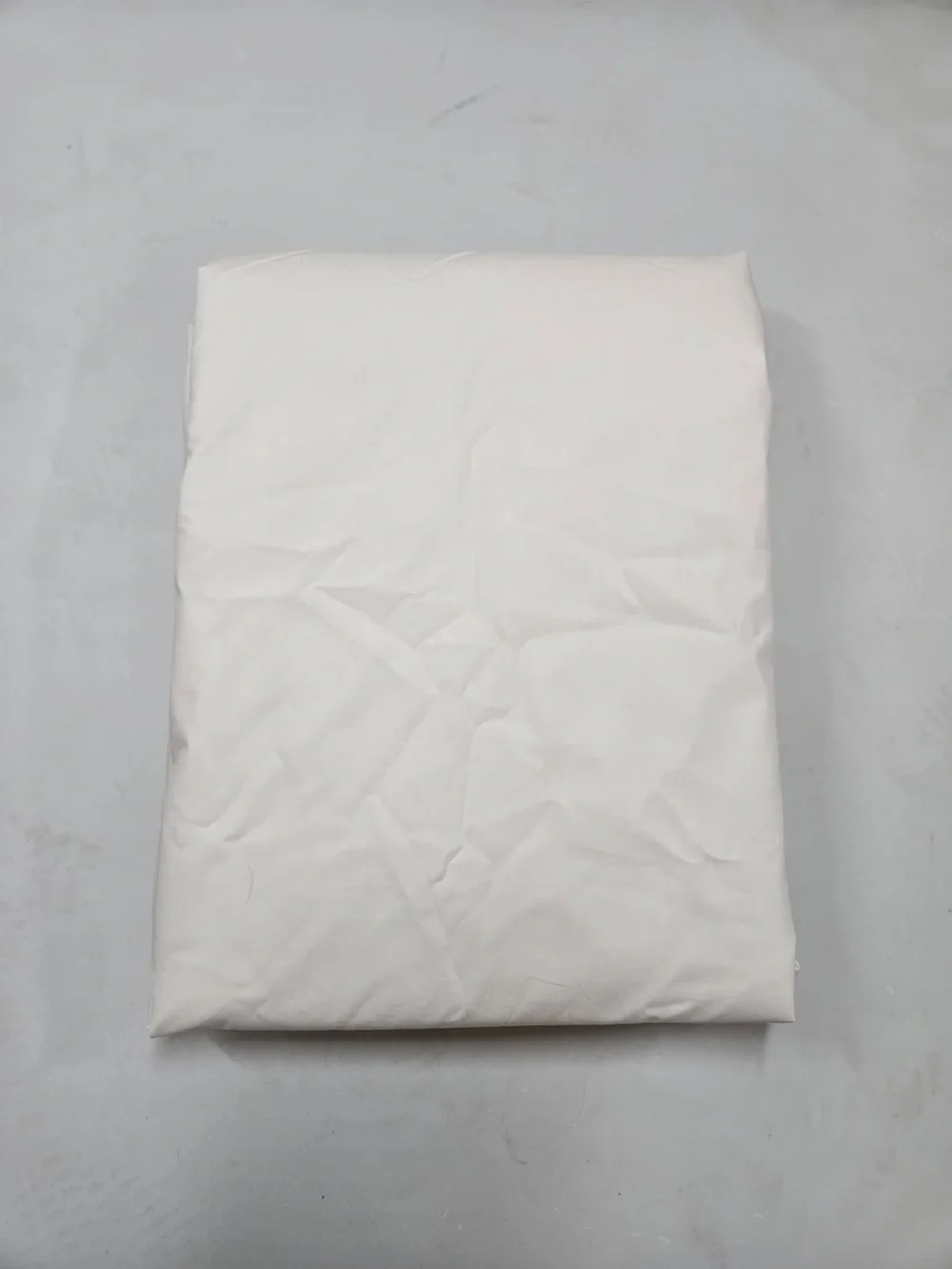 QUINCE Organic Percale Flat Sheet King Ivory 9064